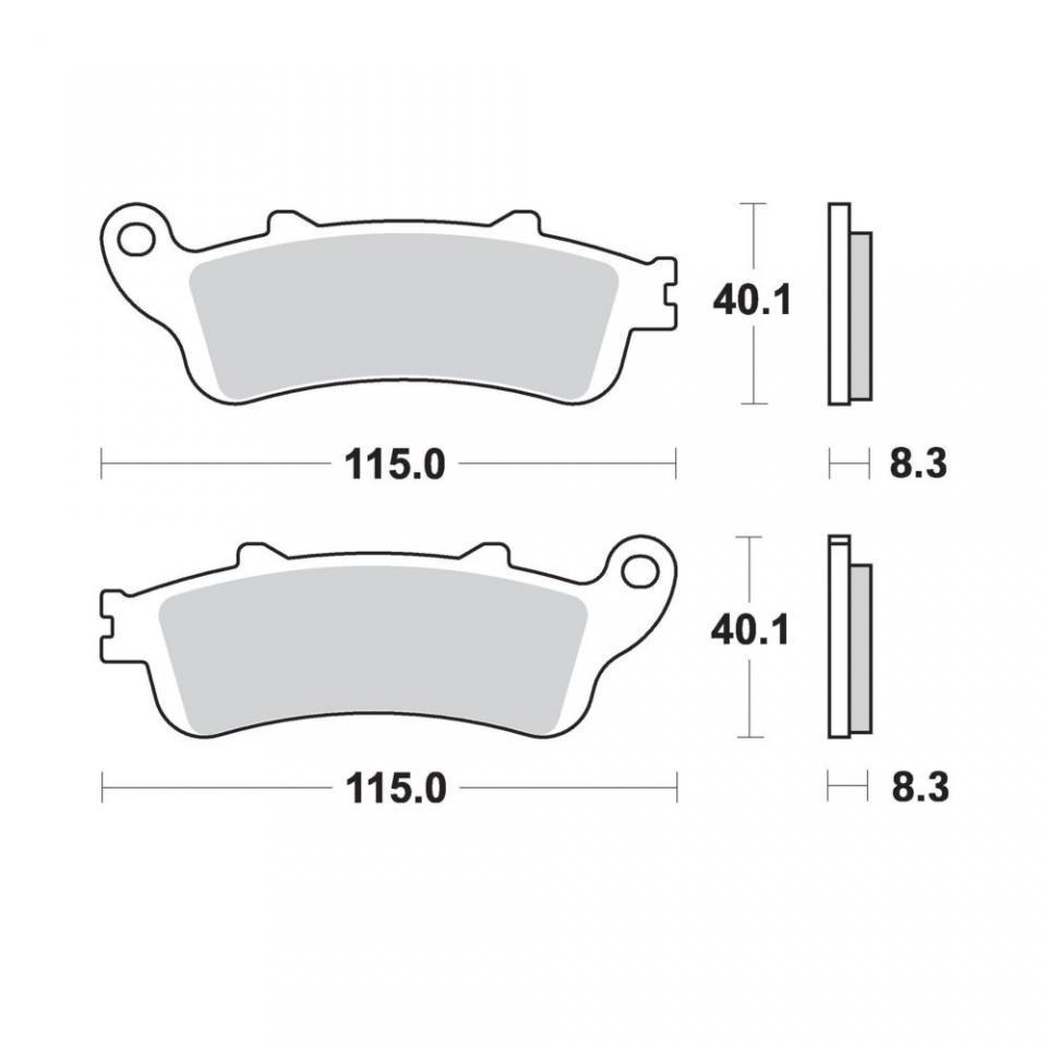 Plaquette de frein AP Racing pour scooter Honda 600 FJS Silver Wing 2001-2005 AV Neuf