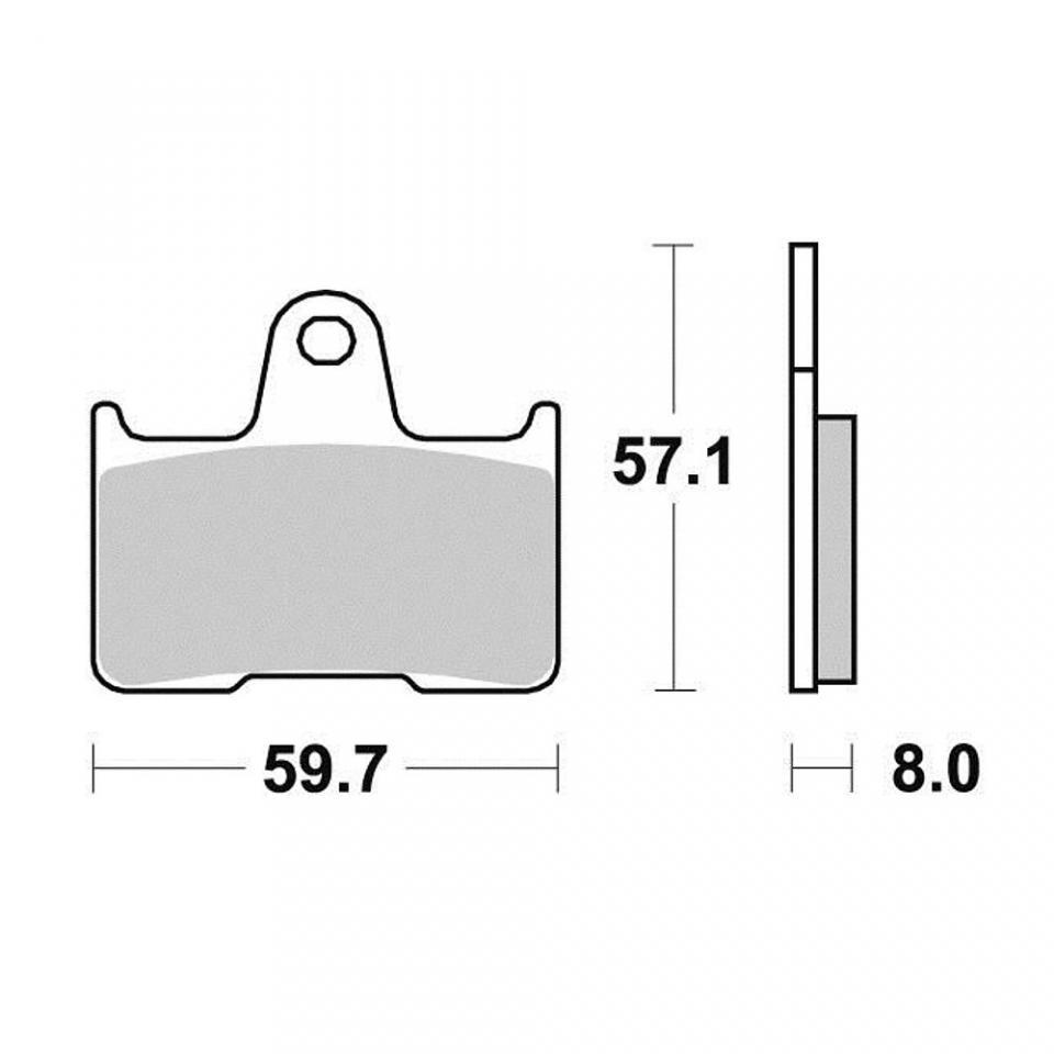 Plaquette de frein AP Racing pour Moto Harley Davidson 1200 XL T Superlow 2014 à 2015 AR Neuf