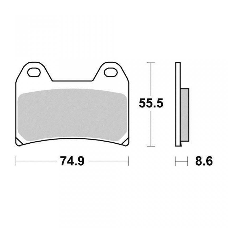 Plaquette de frein AP Racing pour moto Ducati 996 SPS 1999-2000 AVG / AVD Neuf