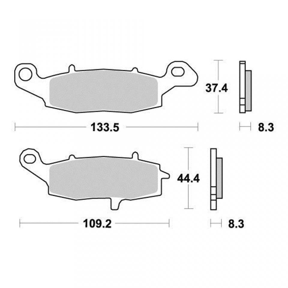 Plaquette de frein AP Racing pour moto Kawasaki 1000 KLV 2004-2006 AVG Neuf