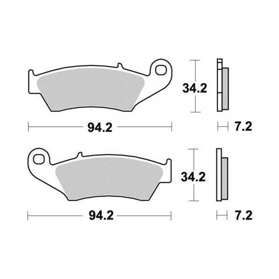 Plaquette de frein AP Racing pour moto Gas gas 125 EC 2000-2012 AV / LMP294SF Neuf