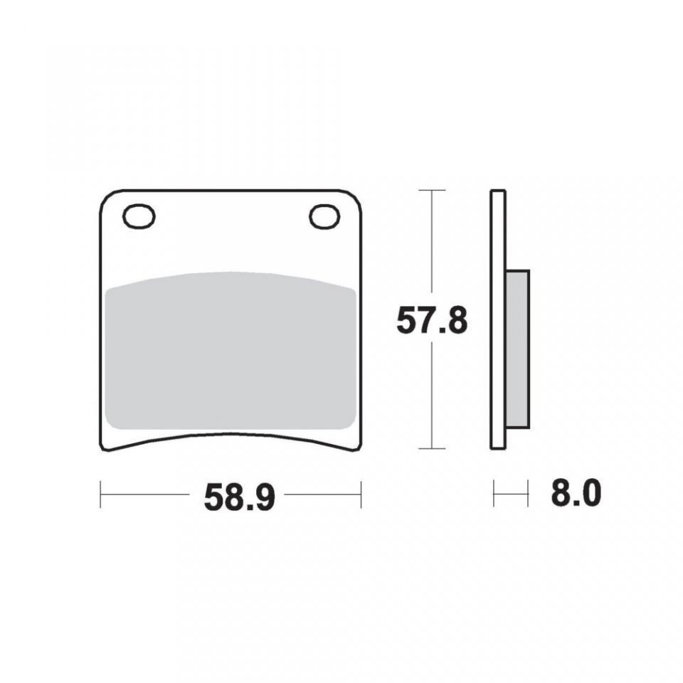 Plaquette de frein AP Racing pour moto Suzuki 600 GSXF 1988-1997 AVG / AVD / LMP220SF Neuf