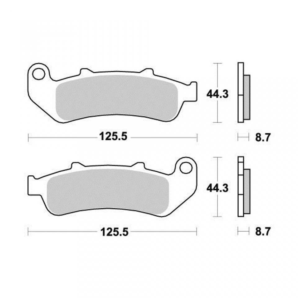 Plaquette de frein AP Racing pour moto Honda 1000 CBR F 1993-2000 AVG / AVD / AR / LMP285SR Neuf