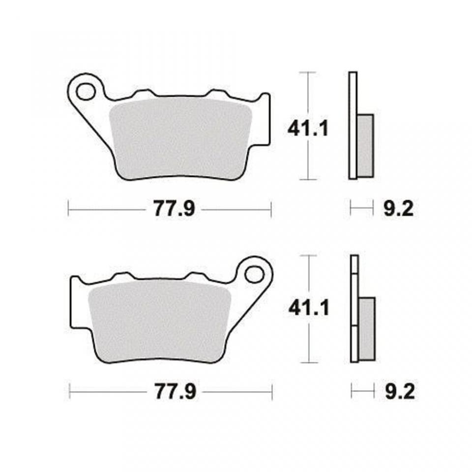 Plaquette de frein AP Racing pour moto Benelli 449 Bx 2009-2010 AR Neuf