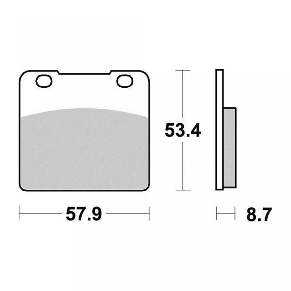 Plaquette de frein AP Racing pour moto Suzuki 1100 Gsx Efe/Ese 1984-1986 AVG AVD AR
