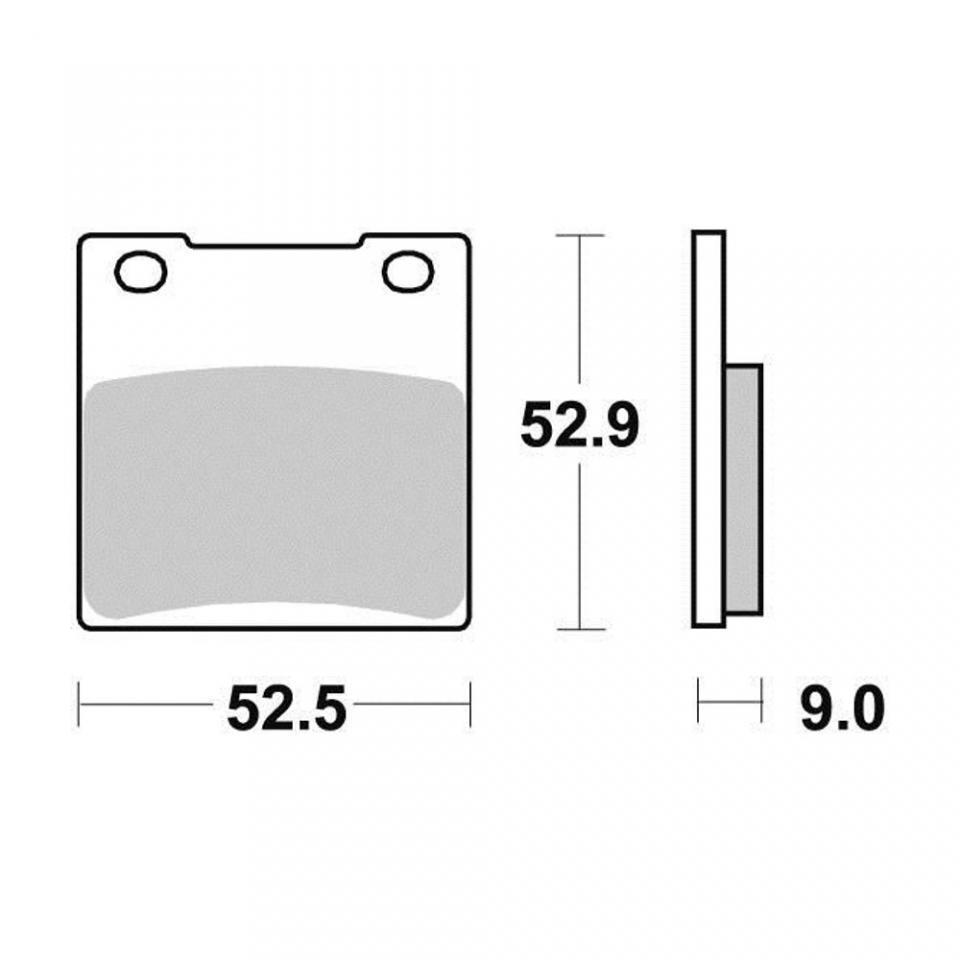 Plaquette de frein AP Racing pour moto Suzuki 650 Sv S 1999-2002 AR Neuf