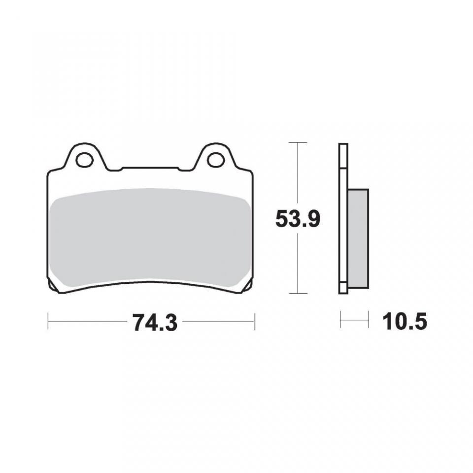 Plaquette de frein AP Racing pour moto Yamaha 850 TRX 1996-2000 AVG AVD LMP190SF Neuf