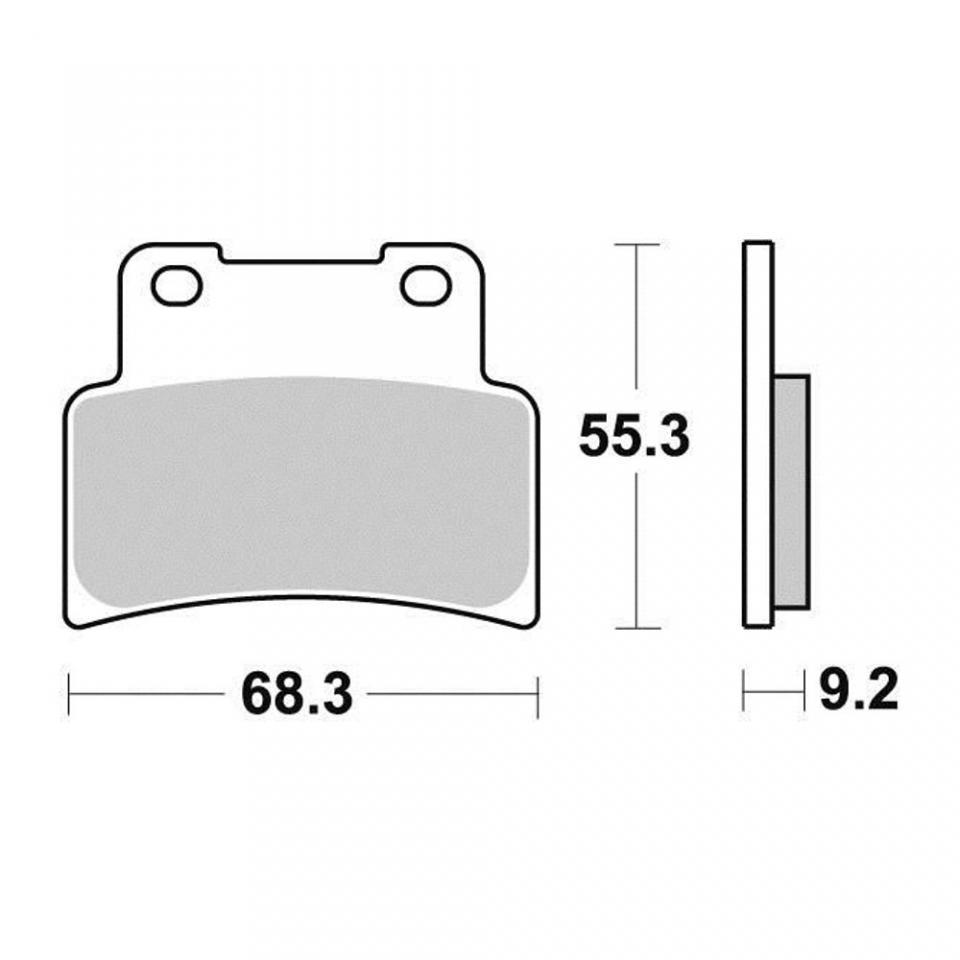 Plaquette de frein AP Racing pour Scooter Kymco 400 X-Citing i 2013 AVG / AVD Neuf