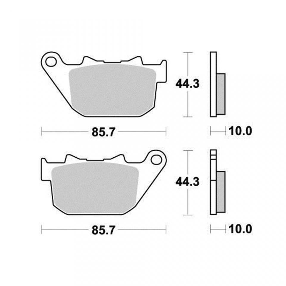 Plaquette de frein AP Racing pour Moto Harley Davidson 1200 Xl C Sportster Custom 2004 à 2013 AR / LMP408SR Neuf