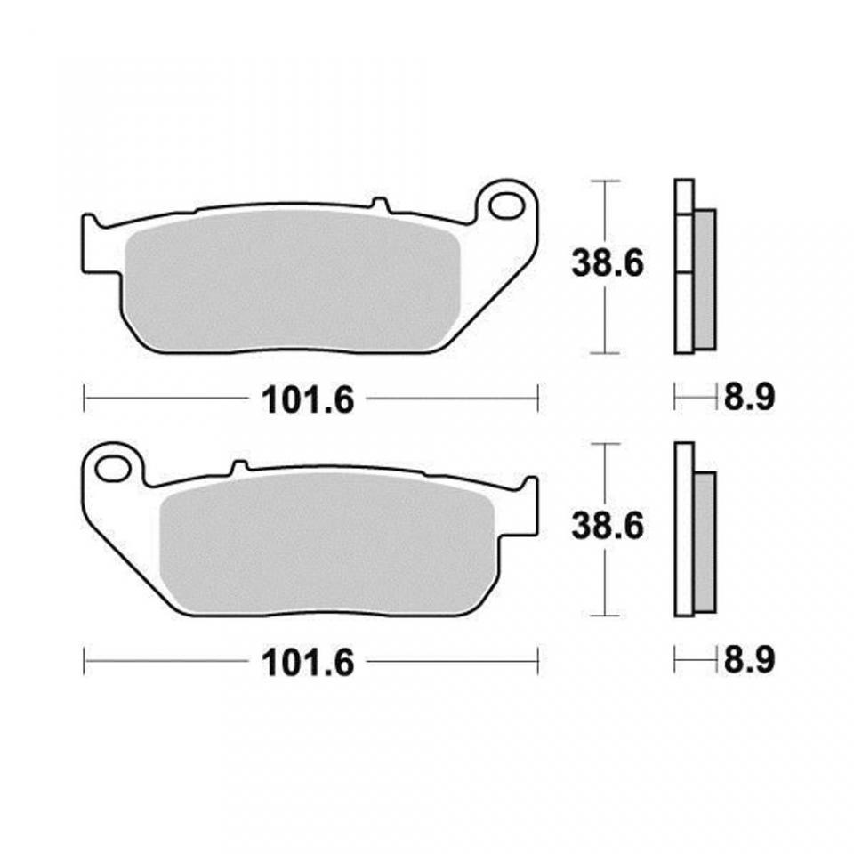 Plaquette de frein AP Racing pour Moto Harley Davidson 1200 Xl L Sportster 2007 à 2011 AV Neuf