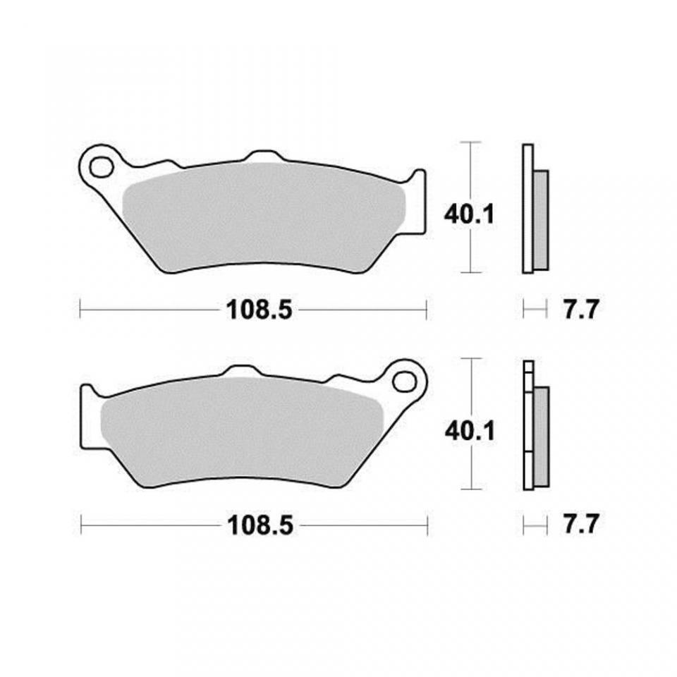 Plaquette de frein AP Racing pour moto pour moto Guzzi 1400 Audace Abs 2015-2016 AR Neuf