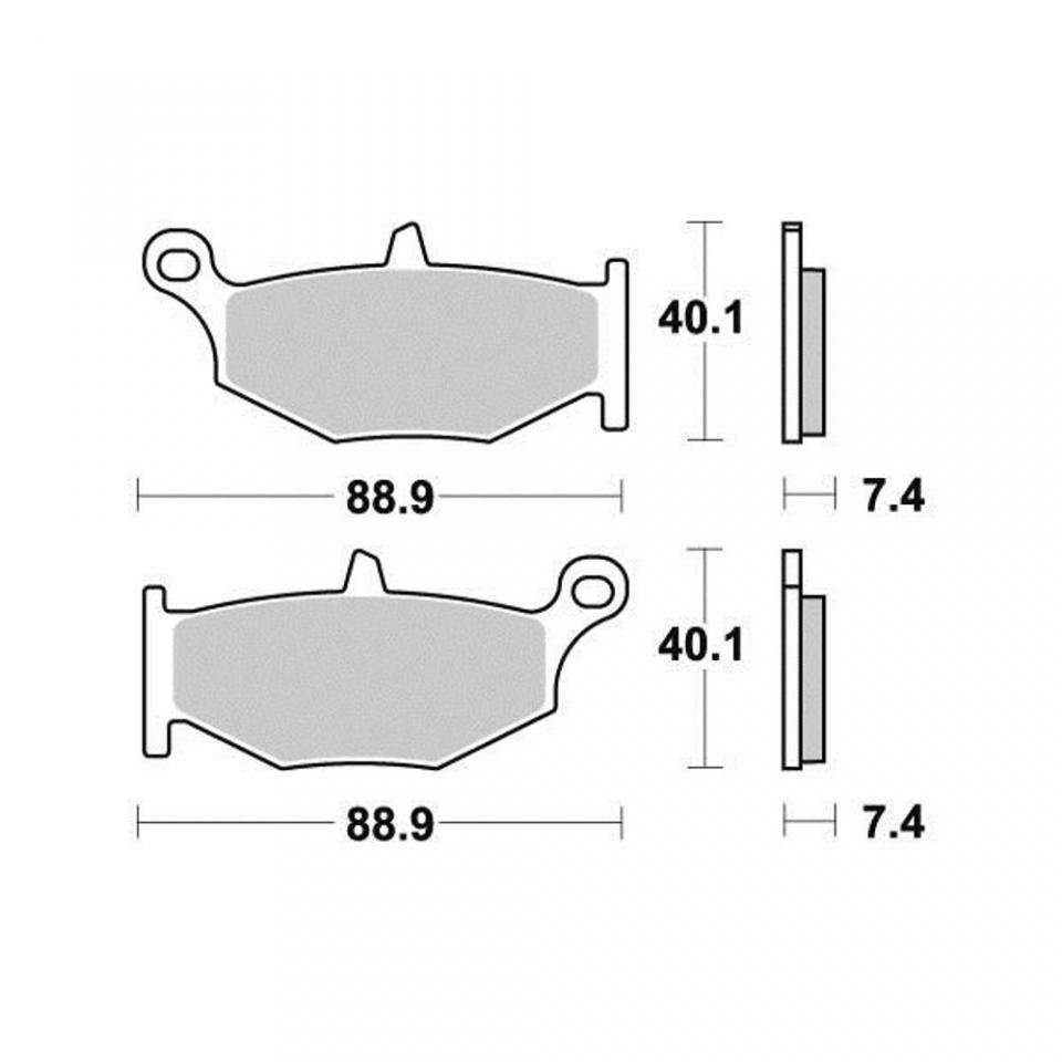 Plaquette de frein AP Racing pour moto Suzuki 1000 DL V-strom 2014-2018 AR Neuf