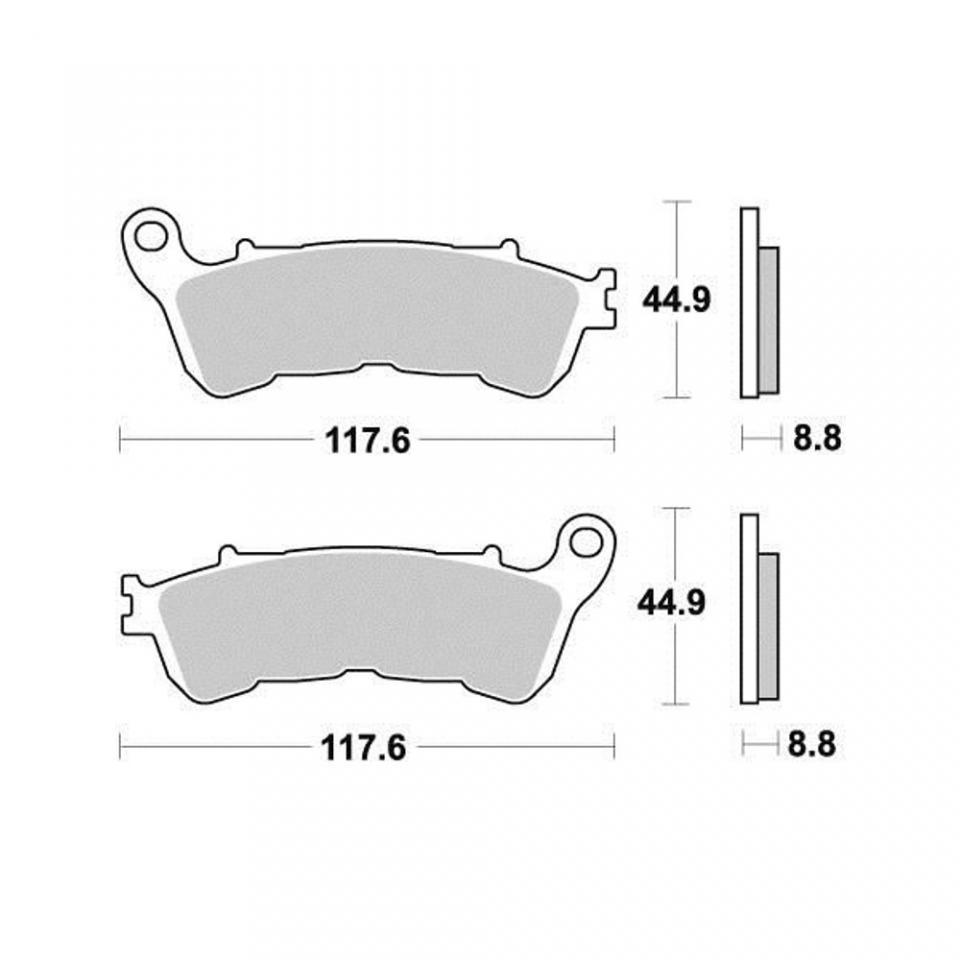 Plaquette de frein AP Racing pour scooter Suzuki 125 Uh Burgman 2007-2013 AV Neuf