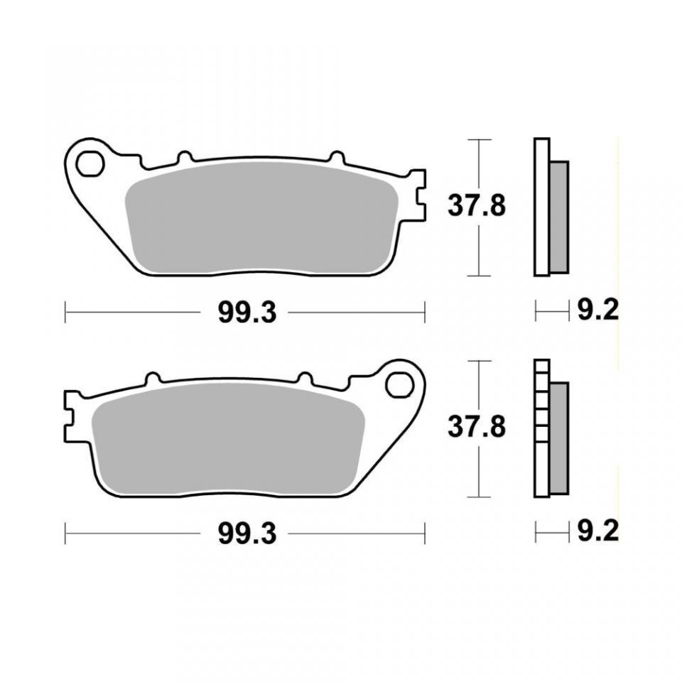 Plaquette de frein AP Racing pour moto Honda 800 VFR X Crossrunner 2011-2018 AR Neuf