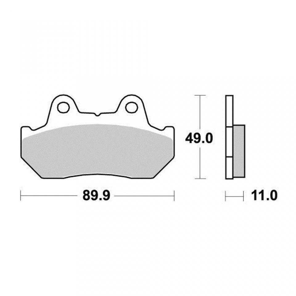 Plaquette de frein AP Racing pour moto Honda 900 Cb F2 Bol D Or 1982-1985 AR LMP142SR