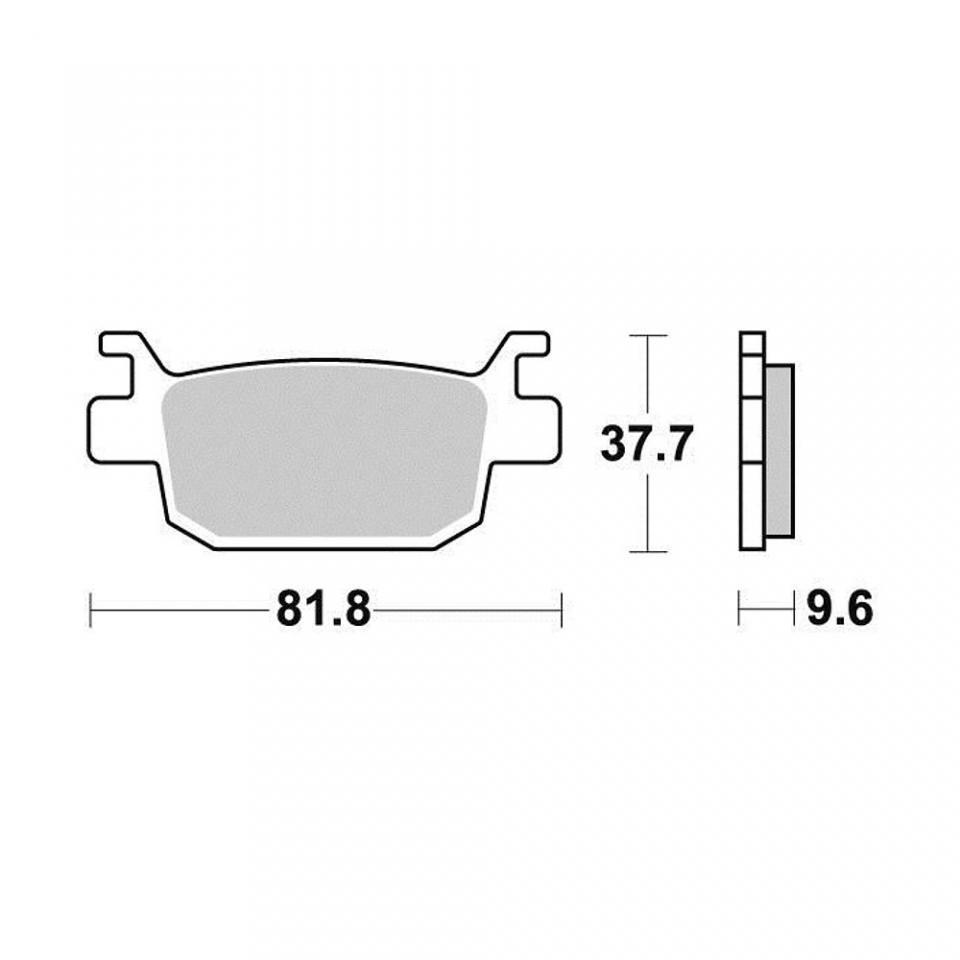 Plaquette de frein Ferodo pour Scooter Honda 300 SH I 2007 à 2010 AR / FDB2212EF Neuf