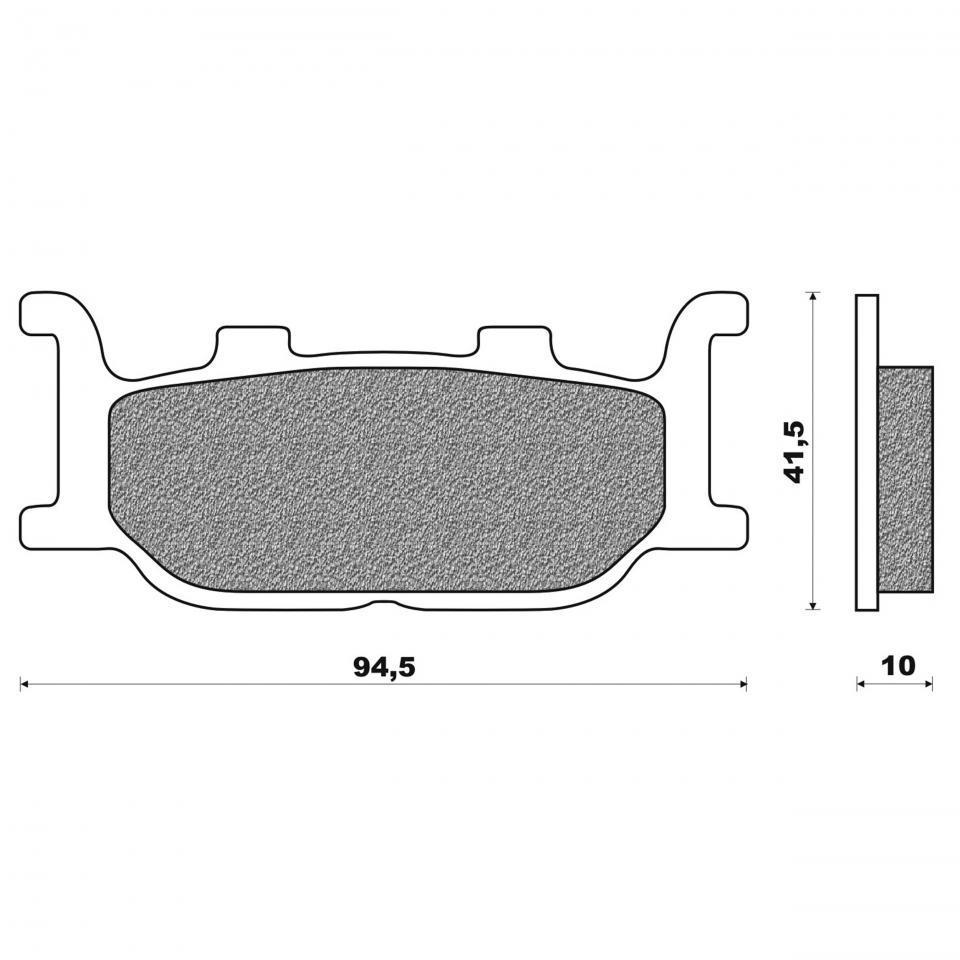 Plaquette de frein Newfren pour Moto Yamaha 125 TDR 1993 à 2003 Neuf