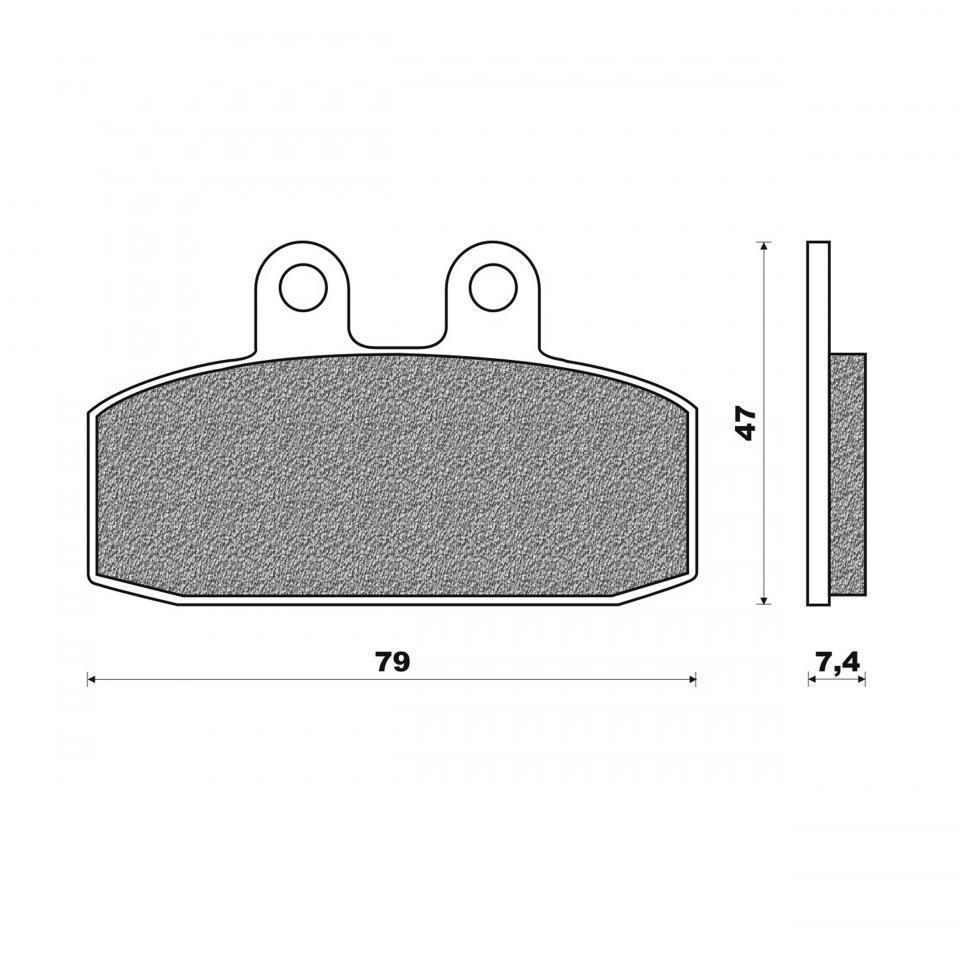 Plaquette de frein Newfren pour Scooter Aprilia 500 Scarabeo 2002 à 2006 Neuf