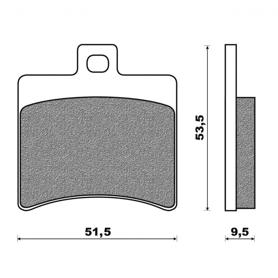 Plaquette de frein Newfren pour Scooter Aprilia 300 Leonardo 2002 à 2004 Neuf