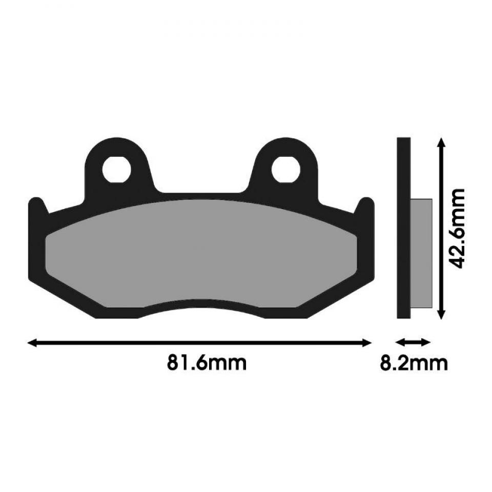 Plaquette de frein Polini ORIGINAL pour Scooter Suzuki 400 Burgman 174.0034/B