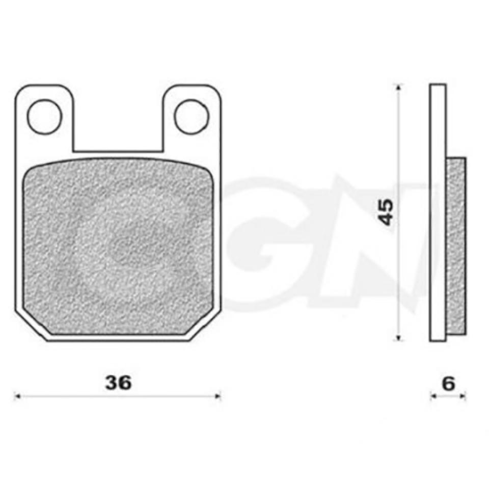 Plaquette de frein Malossi pour Moto Gas gas 320 Pampera Après 1999 Neuf