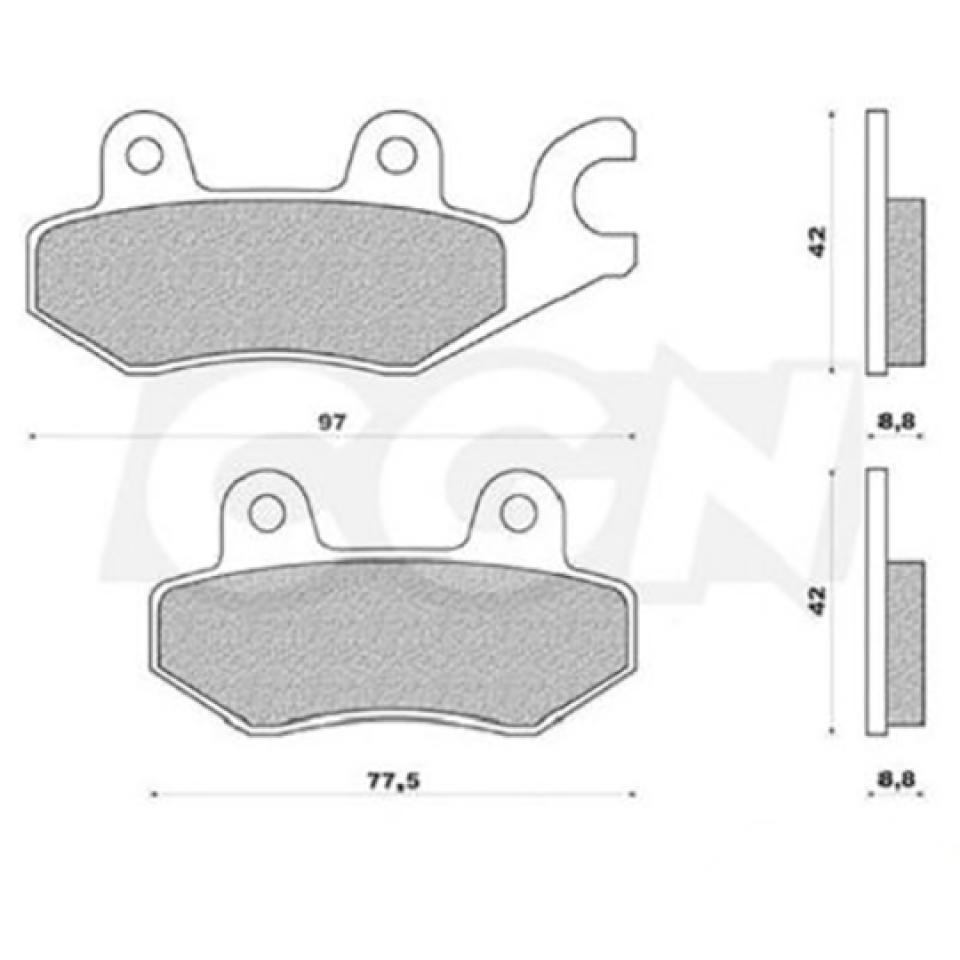 Plaquette de frein Newfren pour Moto Yamaha 80 TZR RR Après 1992 Neuf