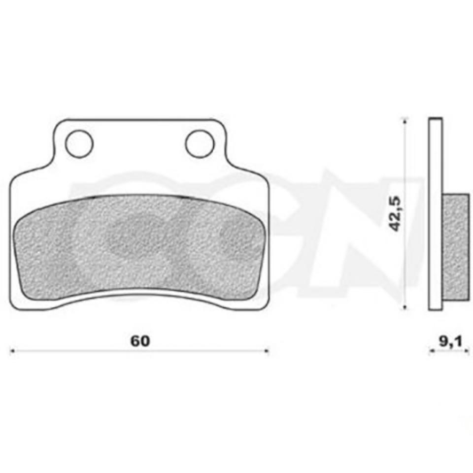 Plaquette de frein Newfren pour Scooter Generic 125 XOR Après 2005 Neuf