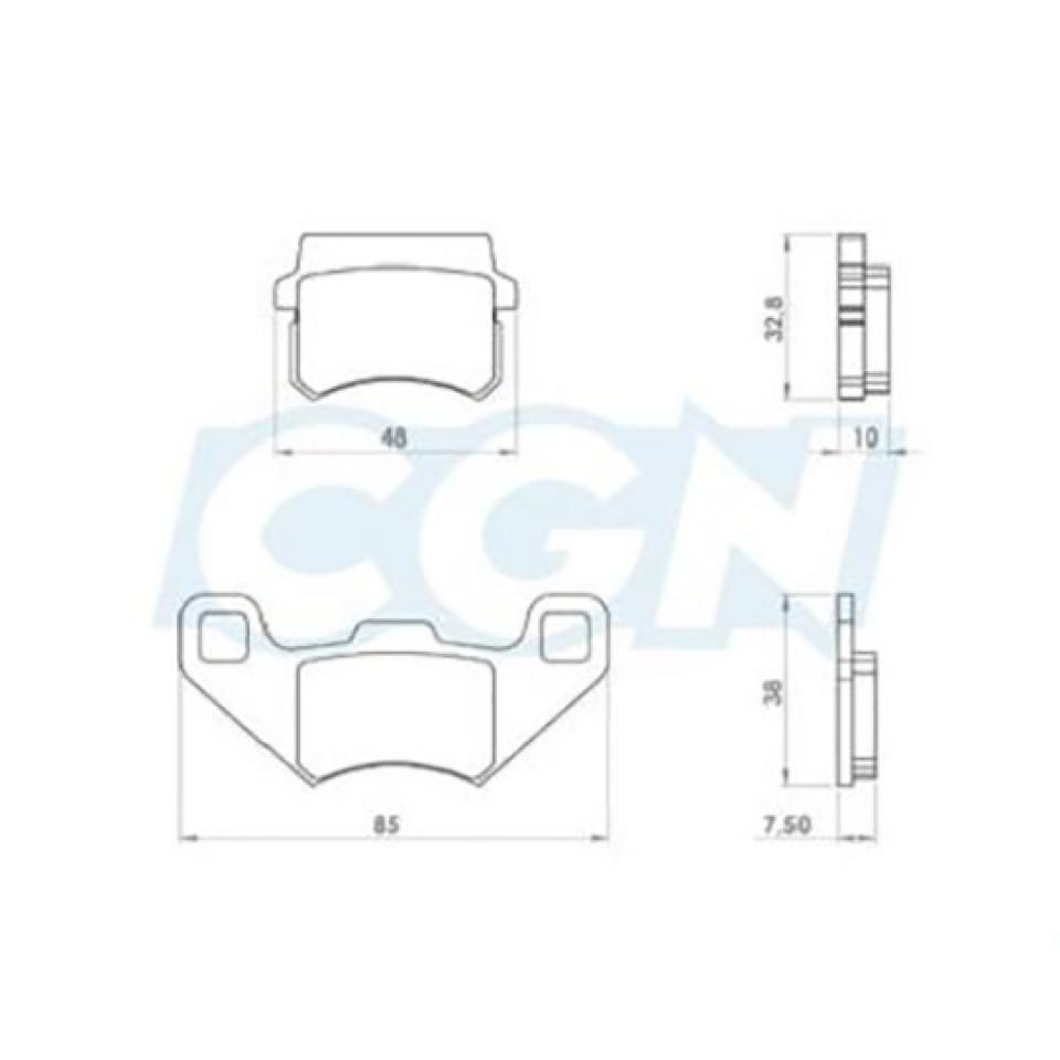 Plaquette de frein Teknix pour Moto Neuf