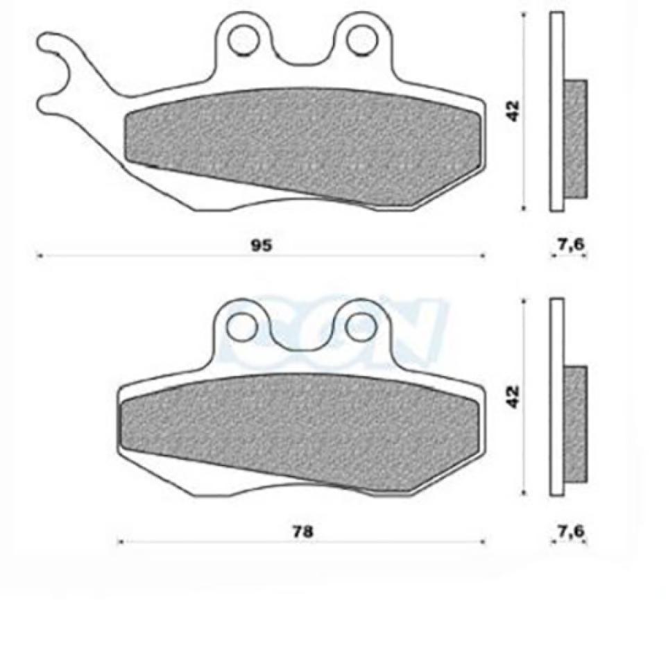 Plaquette de frein Newfren pour Moto MBK 50 X-Power Après 2003 Neuf