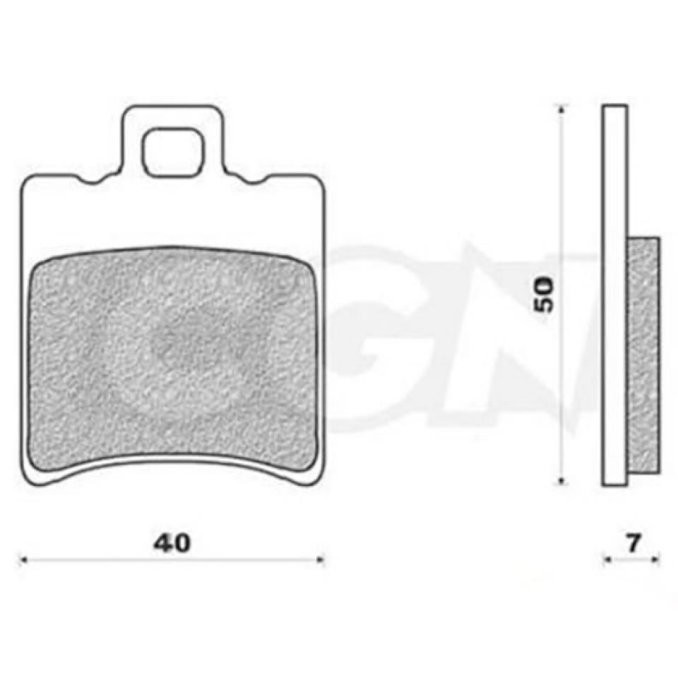 Plaquette de frein Polini pour Scooter MBK 50 Booster 1989 à 2019 174.0010 Neuf