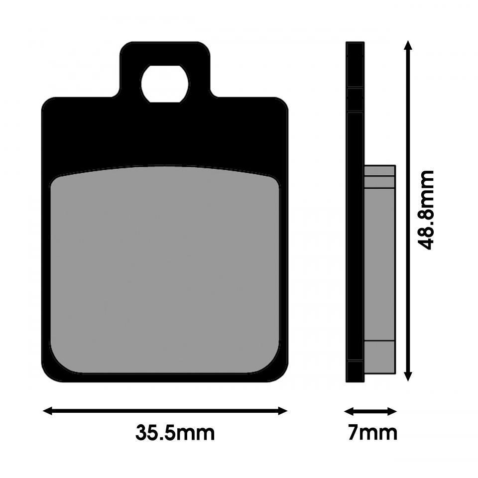 Plaquette de frein Polini pour Scooter Piaggio 500 MP3 2010 à 2016 Neuf