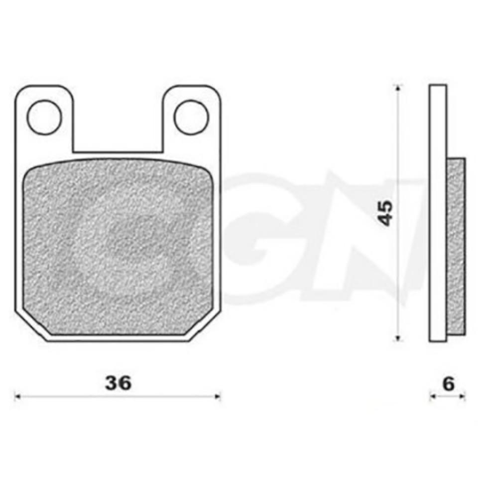 Plaquette de frein pour Peugeot Ludix blaster