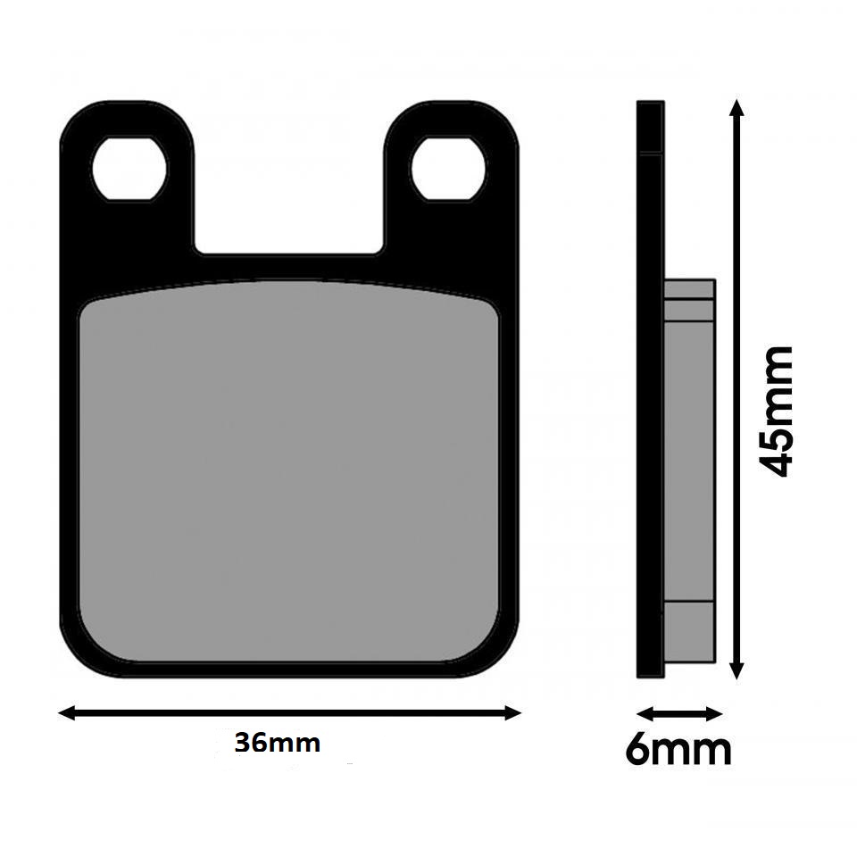 Plaquette de frein Polini pour Scooter Peugeot 50 Ludix blaster 2005 à 2014 174.0015 Neuf