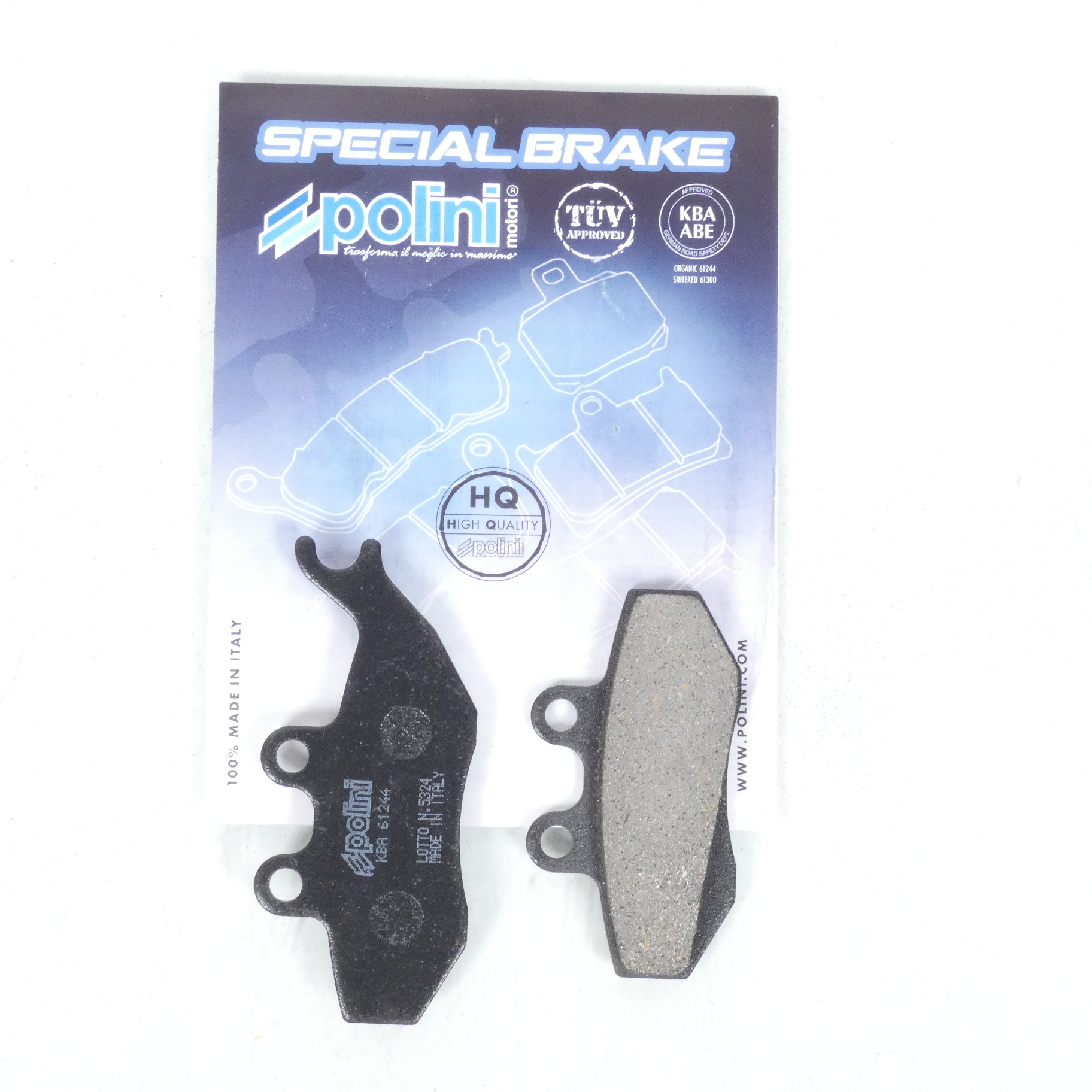 Plaquette de frein Polini pour Moto Aprilia 50 Classic Après 1992 AV / 174.0017 / 61244 Neuf