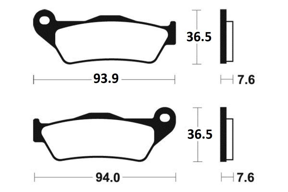 Plaquette de frein Polini pour Moto Moto Guzzi 850 V9 Bobber Après 2016 Neuf