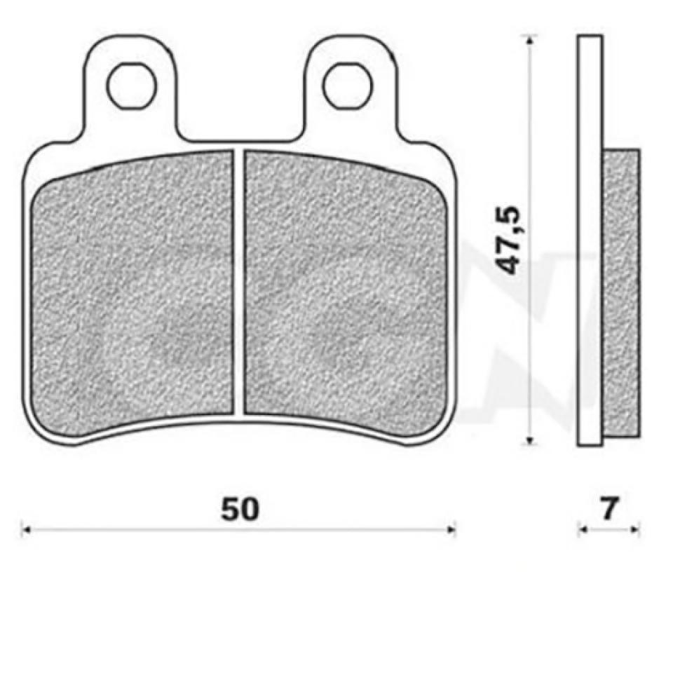 Plaquette de frein Polini pour Moto Malaguti 50 XSM Après 2003 Neuf