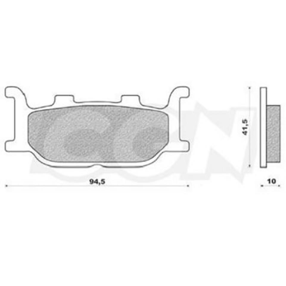 Plaquette de frein Polini pour Moto Yamaha 600 FZS Fazer Après 1998 Neuf