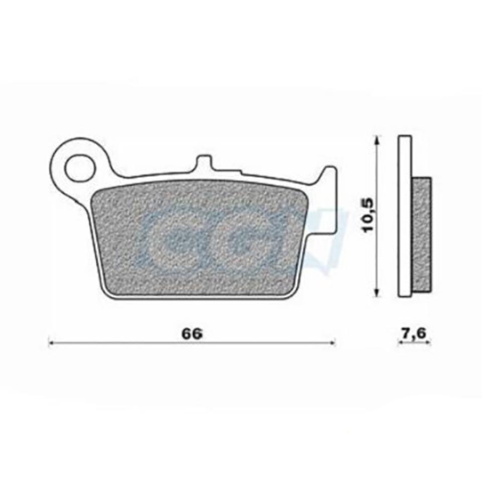 Plaquette de frein Polini pour Moto Aprilia 50 RR enduro Après 2005 Neuf