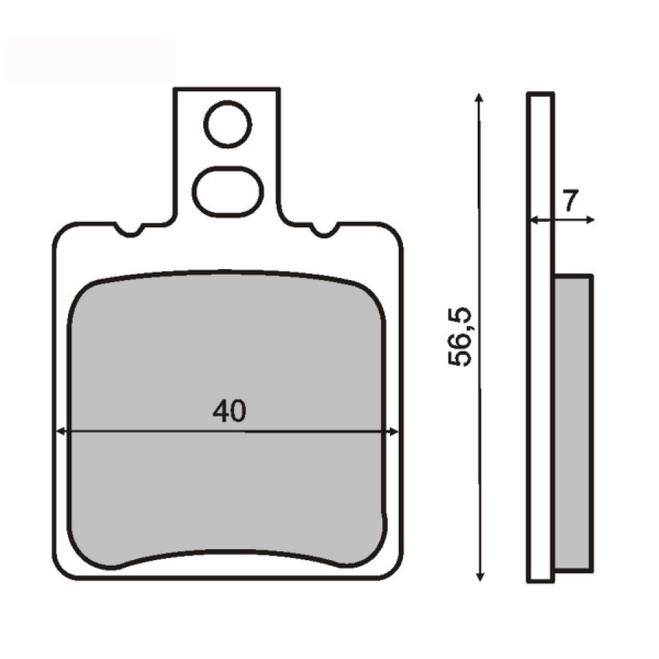 Plaquette de frein Sinter pour Moto Bimota 1100 DB7 2011 à 2015 DB070 / AR Neuf