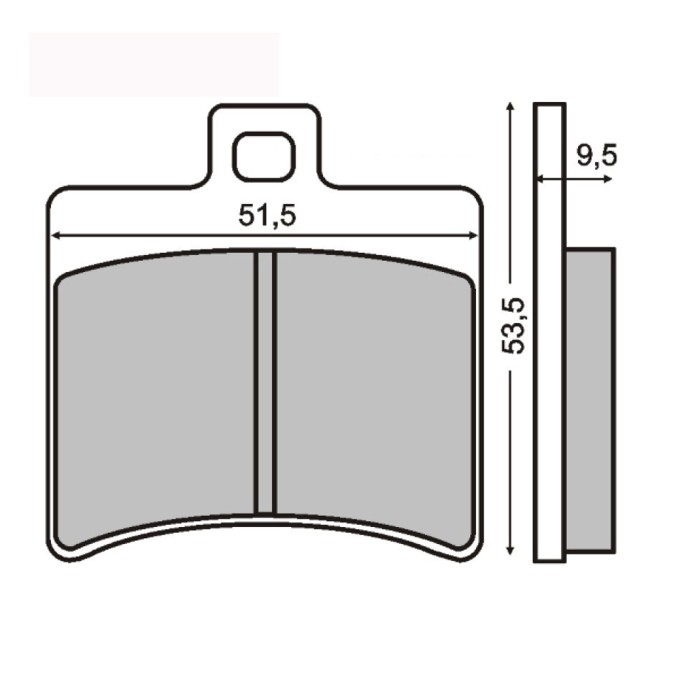 Plaquette de frein Sinter pour Scooter Aprilia 250 Scarabeo 2006 à 2008 VRB00 / AR Neuf