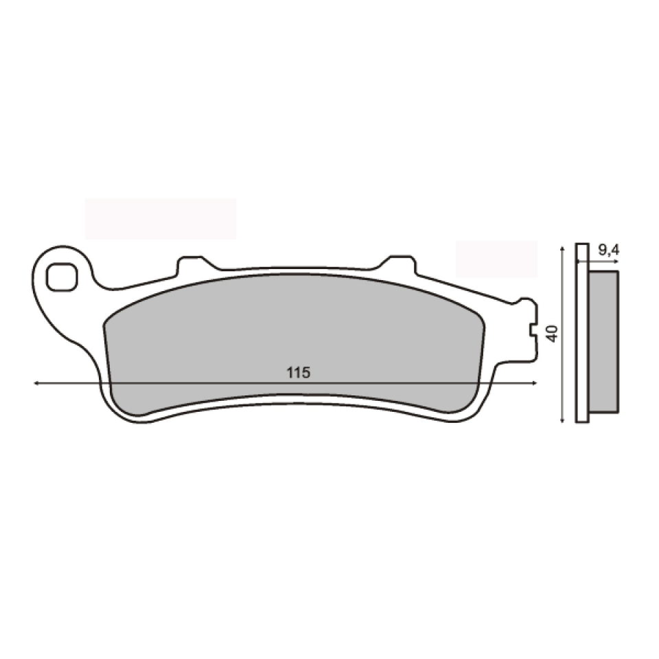 Plaquette de frein pour Honda Pantheon