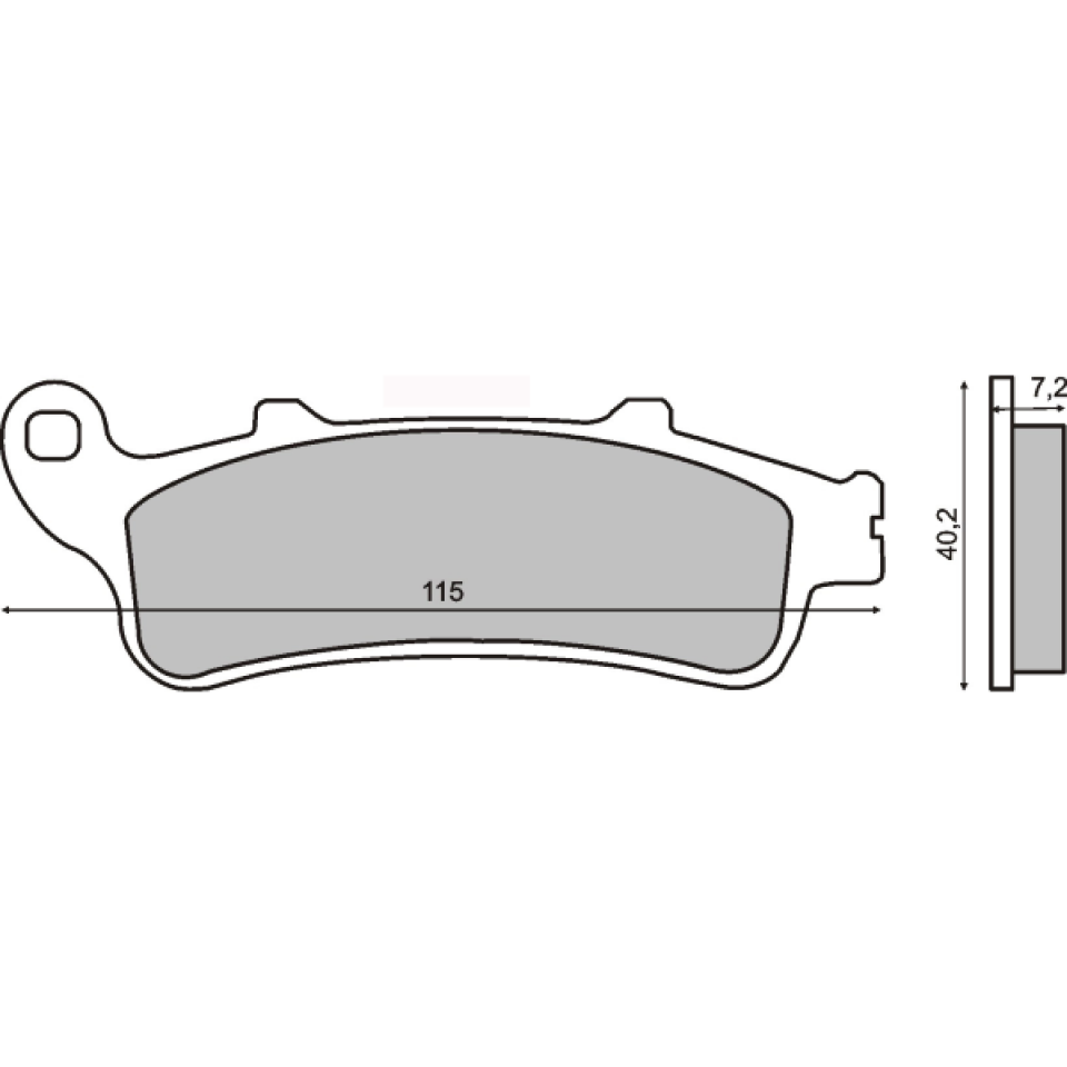 Plaquette de frein Sinter pour Moto Honda 1300 ST 2002 à 2008 SC51C / AR Neuf