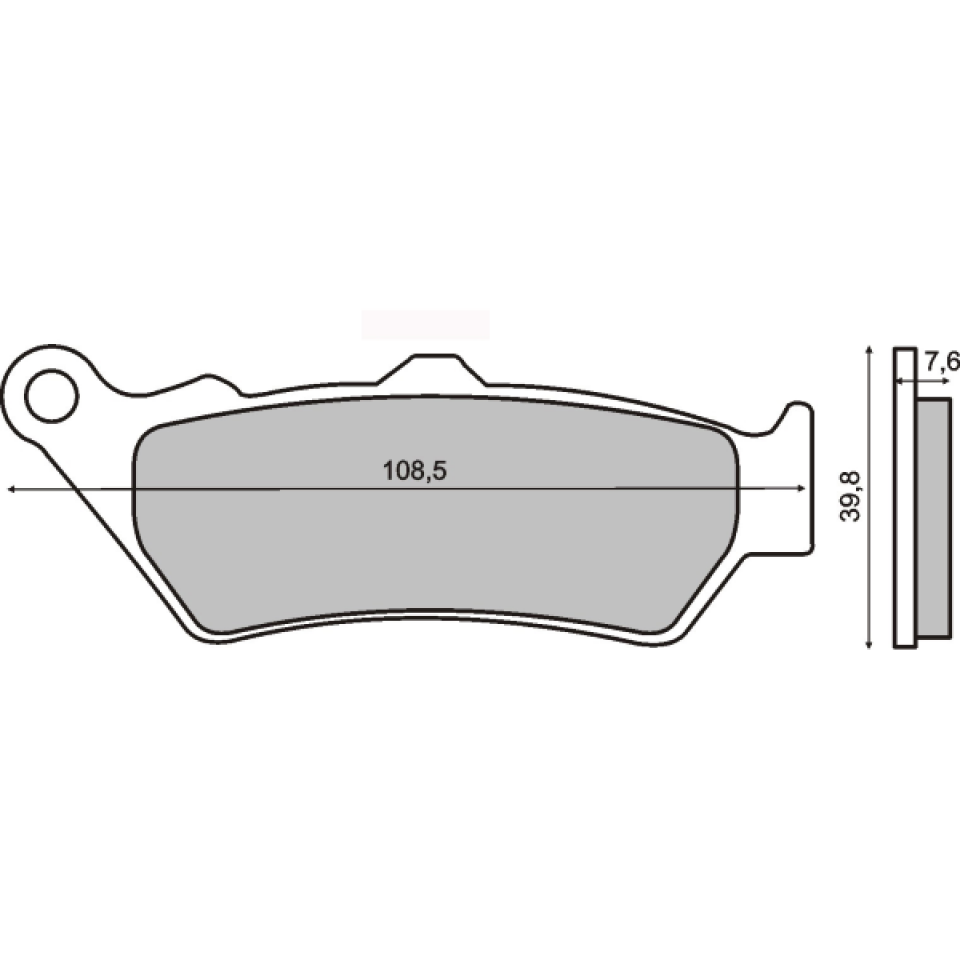 Plaquette de frein Sinter pour Moto Ducati 1260 Diavel 2022 AR Neuf