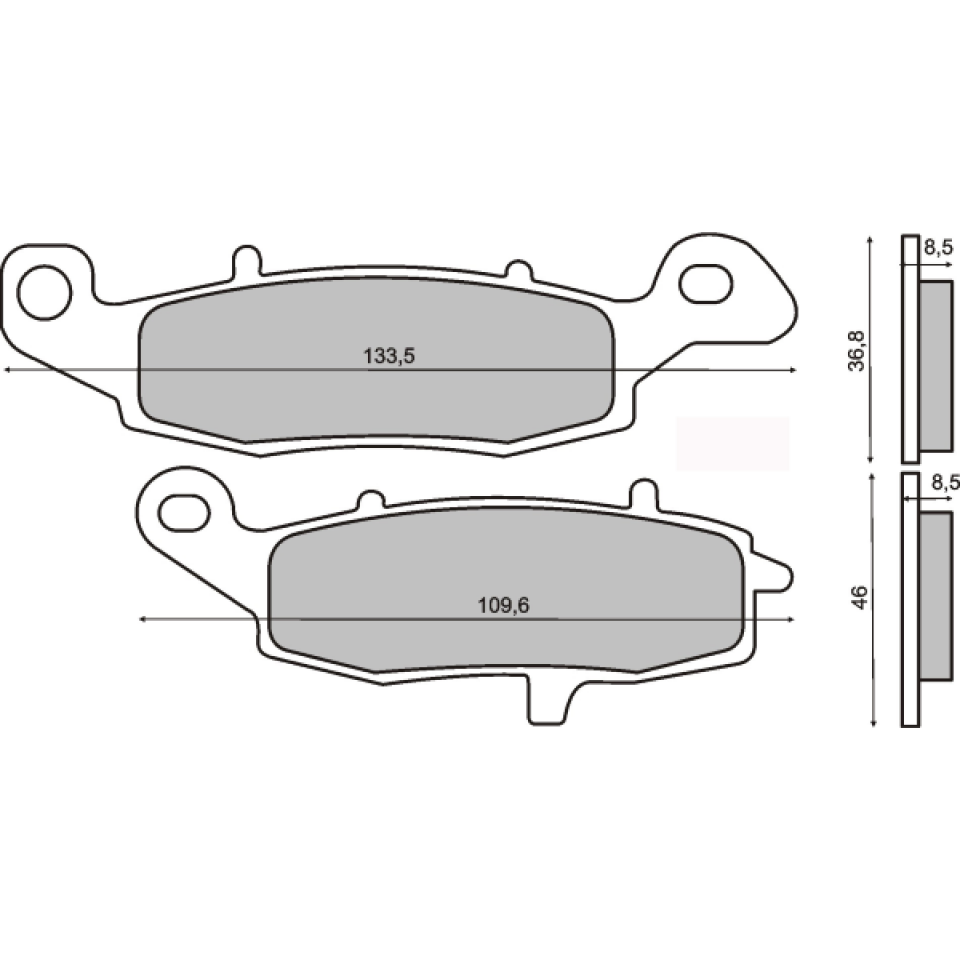 Plaquette de frein pour Suzuki Bandit
