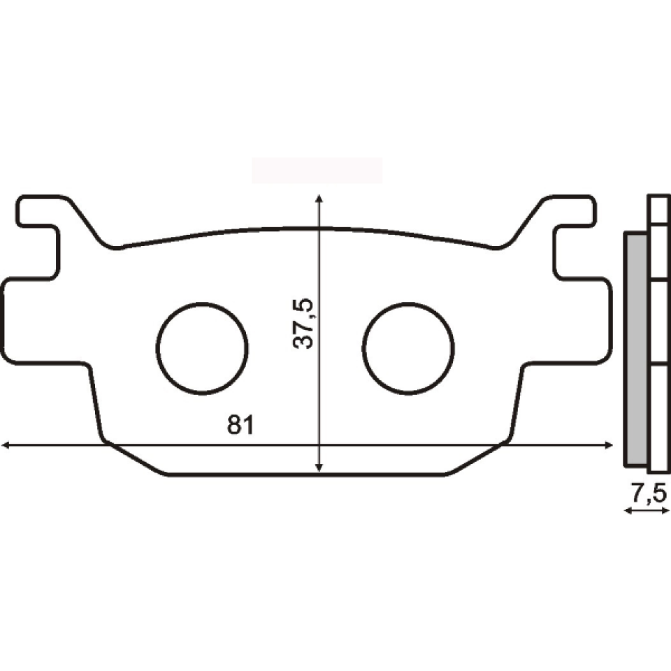 Plaquette de frein pour Benelli BN 302