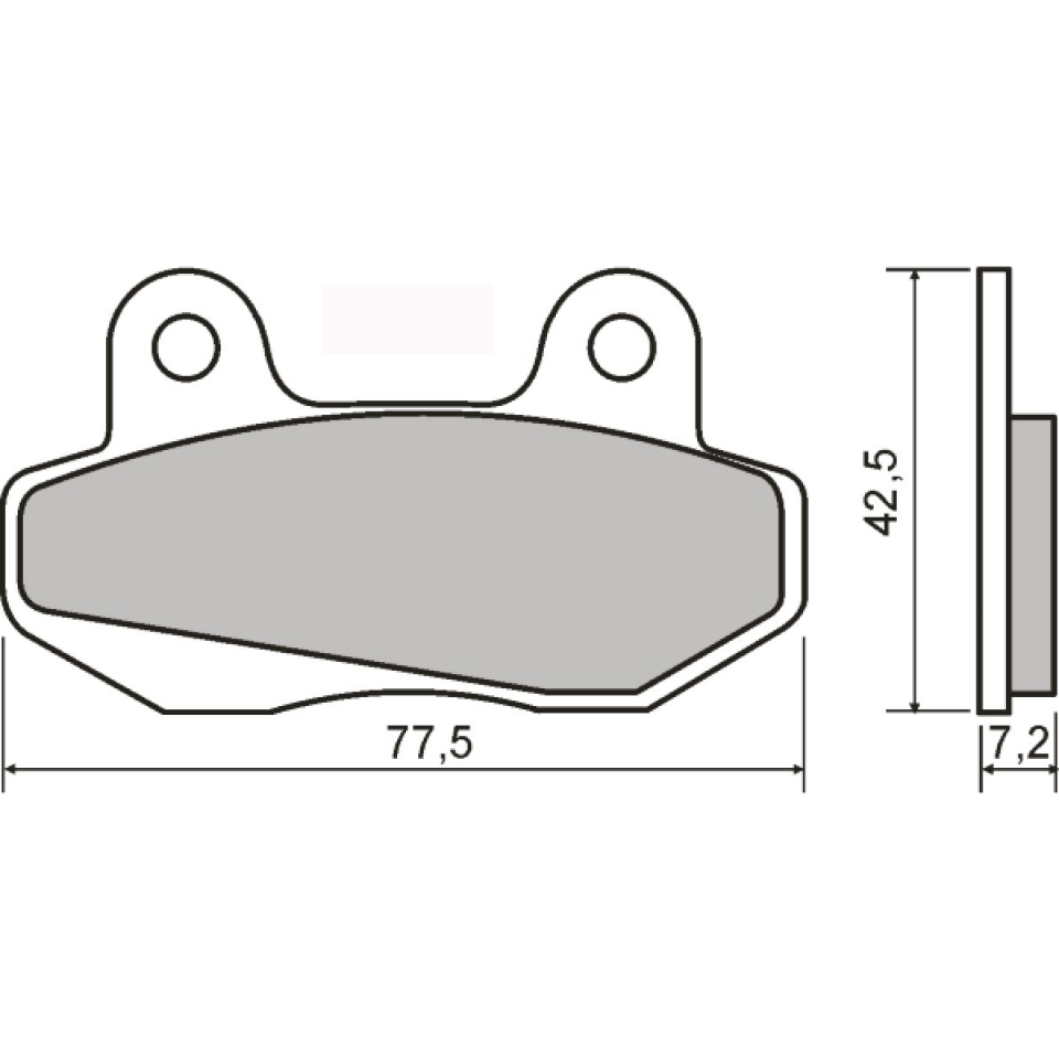 Plaquette de frein Sinter pour Scooter Peugeot 125 Speedfight 2015 à 2017 AV Neuf