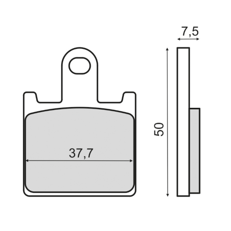 Plaquette de frein pour Kawasaki GTR