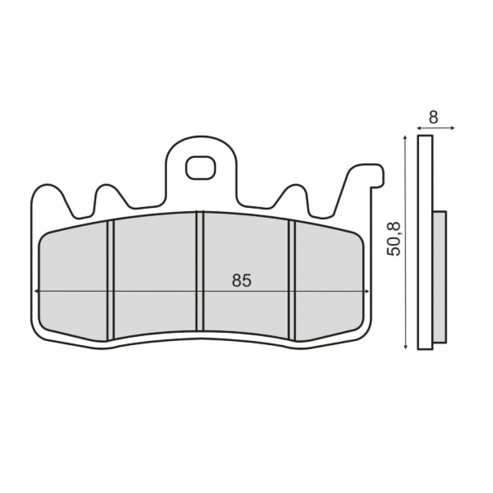 Plaquette de frein Sinter pour Moto Ducati 936 Monster 2022 AV Neuf