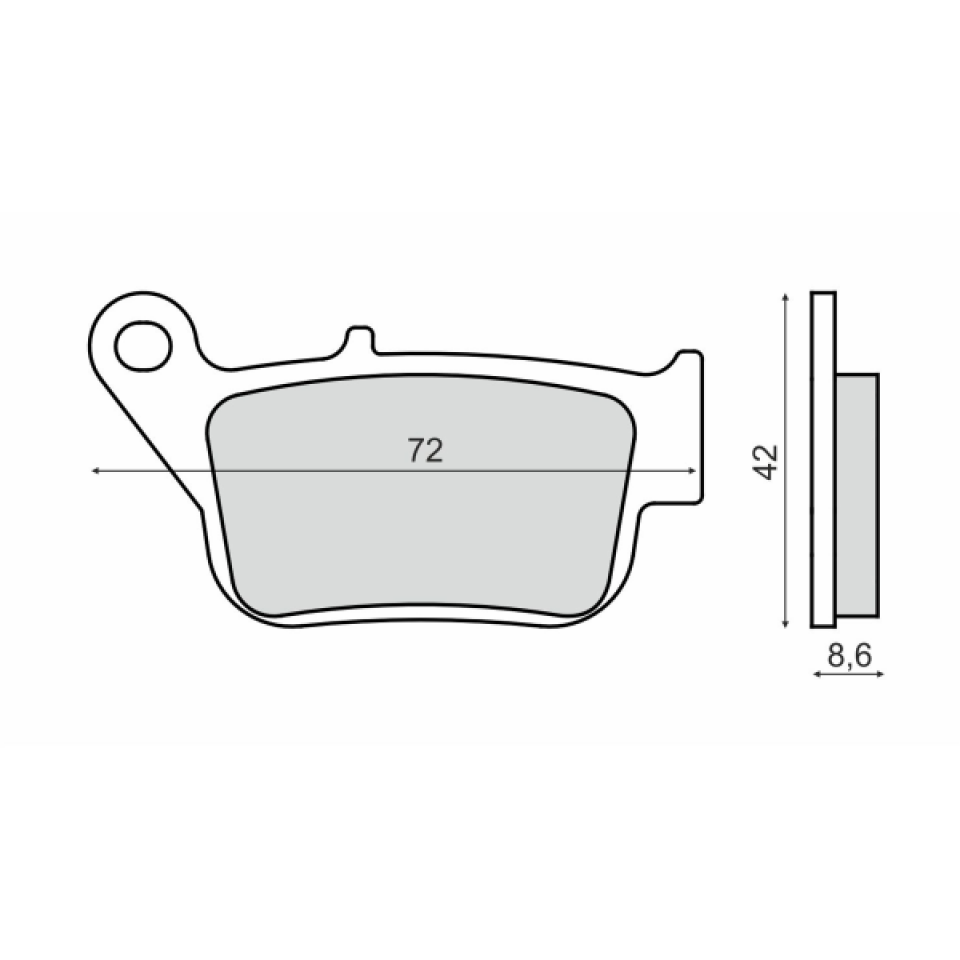 Plaquette de frein pour Yamaha X-Max