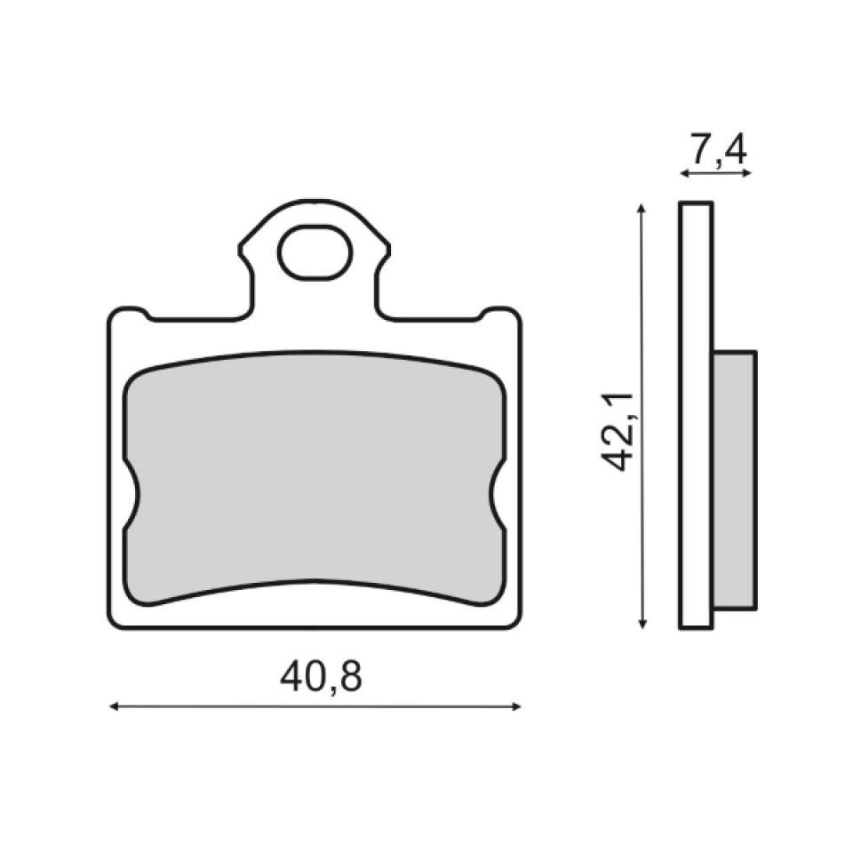 Plaquette de frein Sinter pour Moto Husqvarna 65 CR 2012 R6530C / AR Neuf